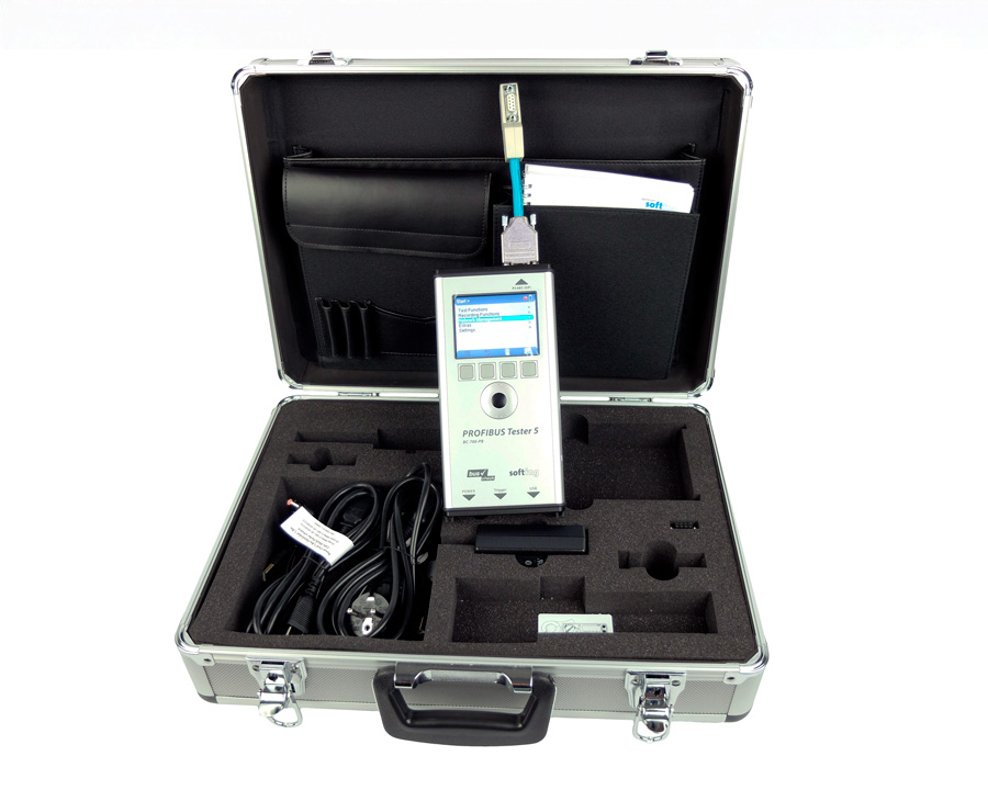 analisador PROFIBUS Tester 5 -Maleta